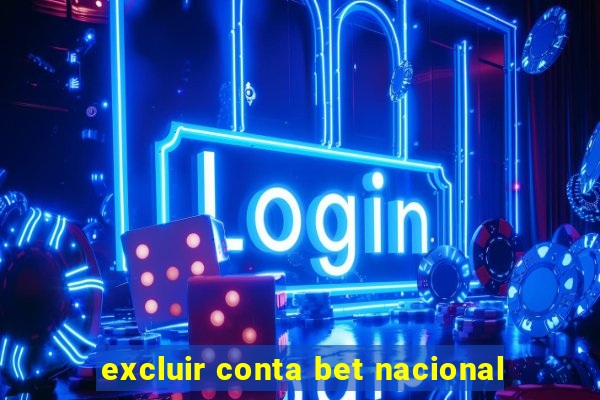 excluir conta bet nacional